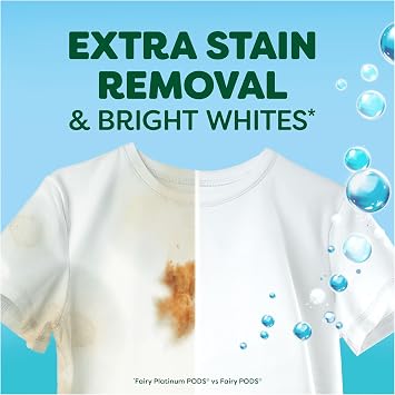 Fairy Non Bio Platinum Washing Pods Extra Stain Removal (44ctx3) 132ct