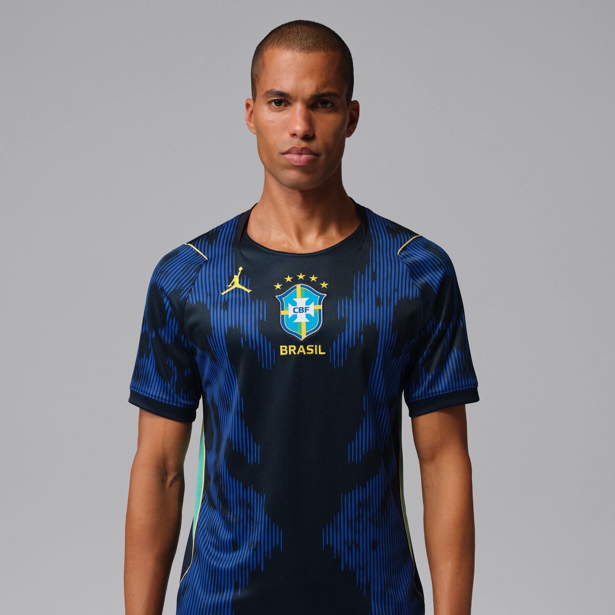 Nike Brasilien 2026 Auswärtsstadion Jordan Dri-Fit Replika-fußballtrikot für Herren Replica Maglia da Calcio Uomo (Pacco da 1)