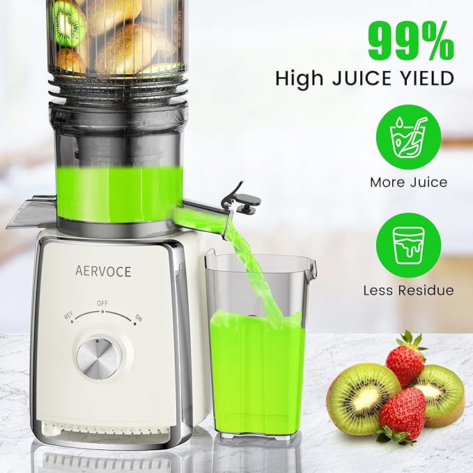 Extractor de Jugos Prensado Frío Boca Ancha 300W Fácil Limpi miniatura 5