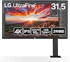 LG Electronics - LG 4Kモニター 32UN880-B 31.5インチ/4K/HDR/IPS LG 32UN880-B 31.5'' UltraFine™ Display Ergo 4K HDR10 Monitor