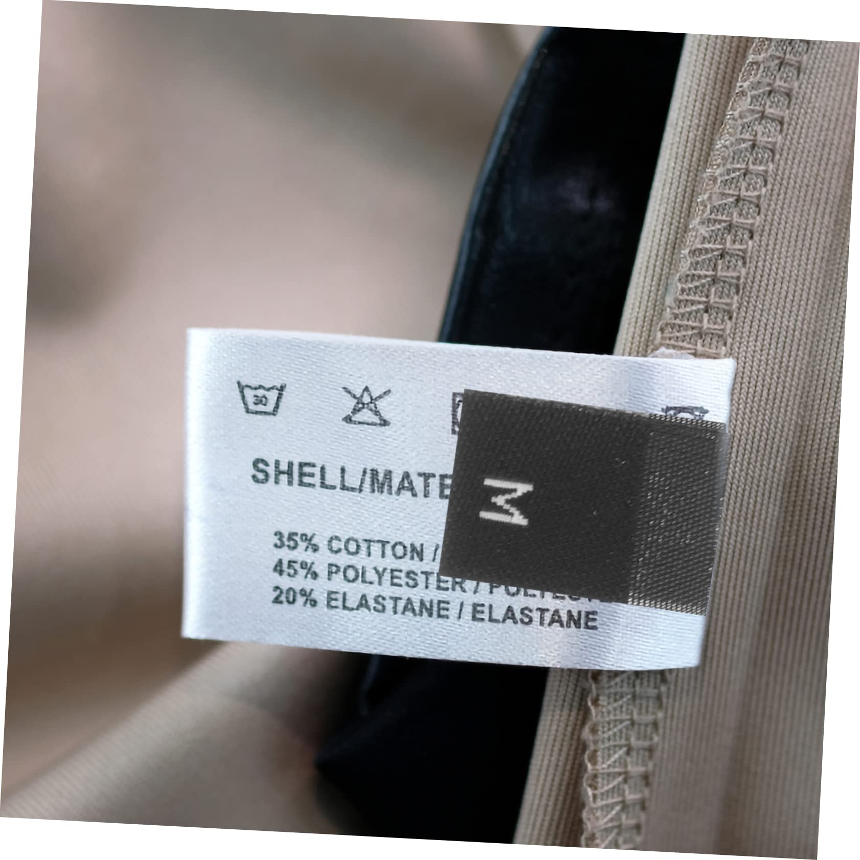 SOLUSTRE 2100pièces Étiquettes De Vêtements Étiquettes Coudre Pour Organiser Et Identifier Vêtements Tissu Pour Xs à Et Conviviales