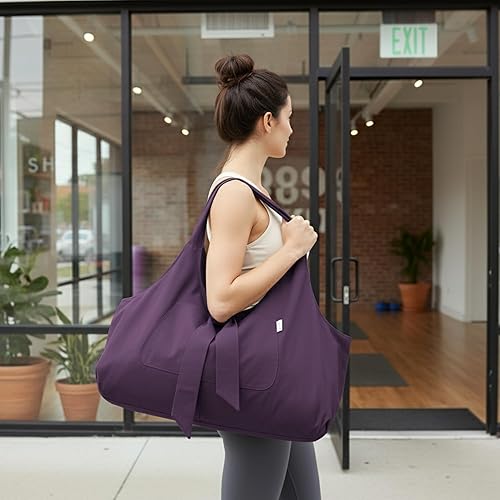 Miniatura 3 de Yogiii, bolsa para esterilla de yoga, la YogiiiTotePRO, bolsa grande para llevar esterilla de yoga con bolsillo lateral, para todos los tamaño de
