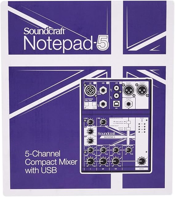 Gaming Twitch Stream Recording Bundle Soundcraft Mixer+Headphones+Pro Mic+Boom