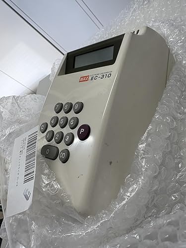 マックス EC-310 電子チェックライタ、簡単操作でスピーディーな印字を実現