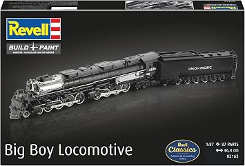 Revell 02165 Big Boy Locomotive 1:87 Scale Unbuilt/Unpainted Plastic Model Kit