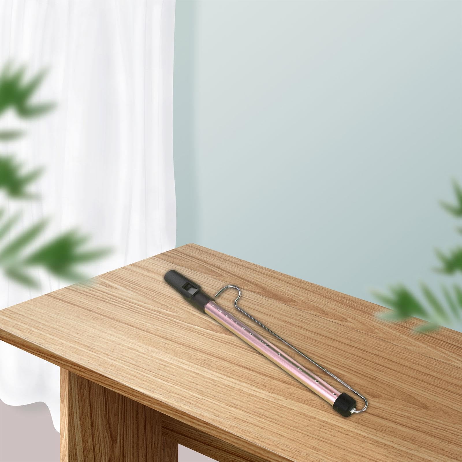 F Fityle Silbato deslizante, instrumento de viento, escala deslizante ajustable de mano, juguete divertido para adultos, Juguete Musical para principiantes, Rosa