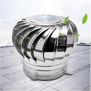 Sombrerete de Chimenea Giratorio, sombrerete Giratorio de Acero, Ventilador de turbinas rotativas (110 mm)