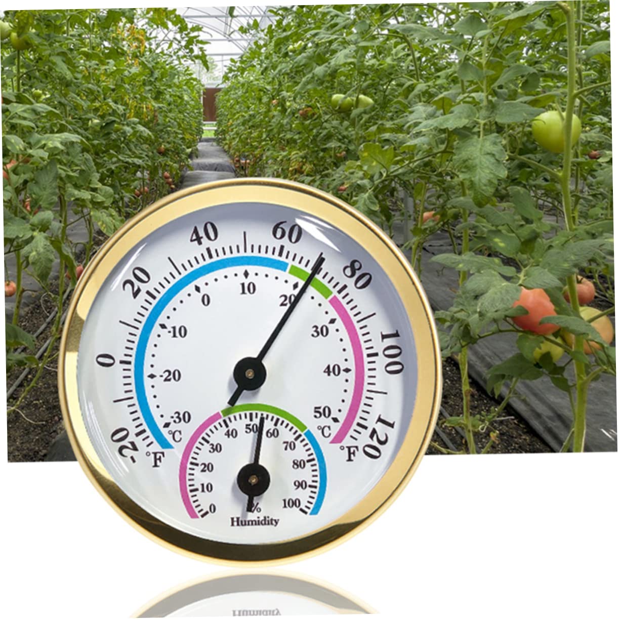 2 Pack Garden Hygrometer with Temperature and Humidity Measurement