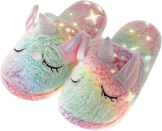 Best unicorn light up slippers