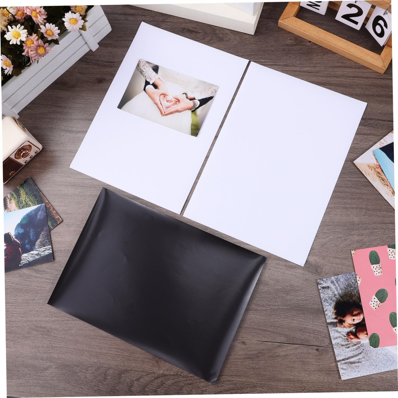 10 Feuilles Magnétiques Imprimables Feuilles D'imprimante Format A4 Matériaux en Caoutchouc Souple Compatible Imprimantes Standard pour Affiches et Albums Photos