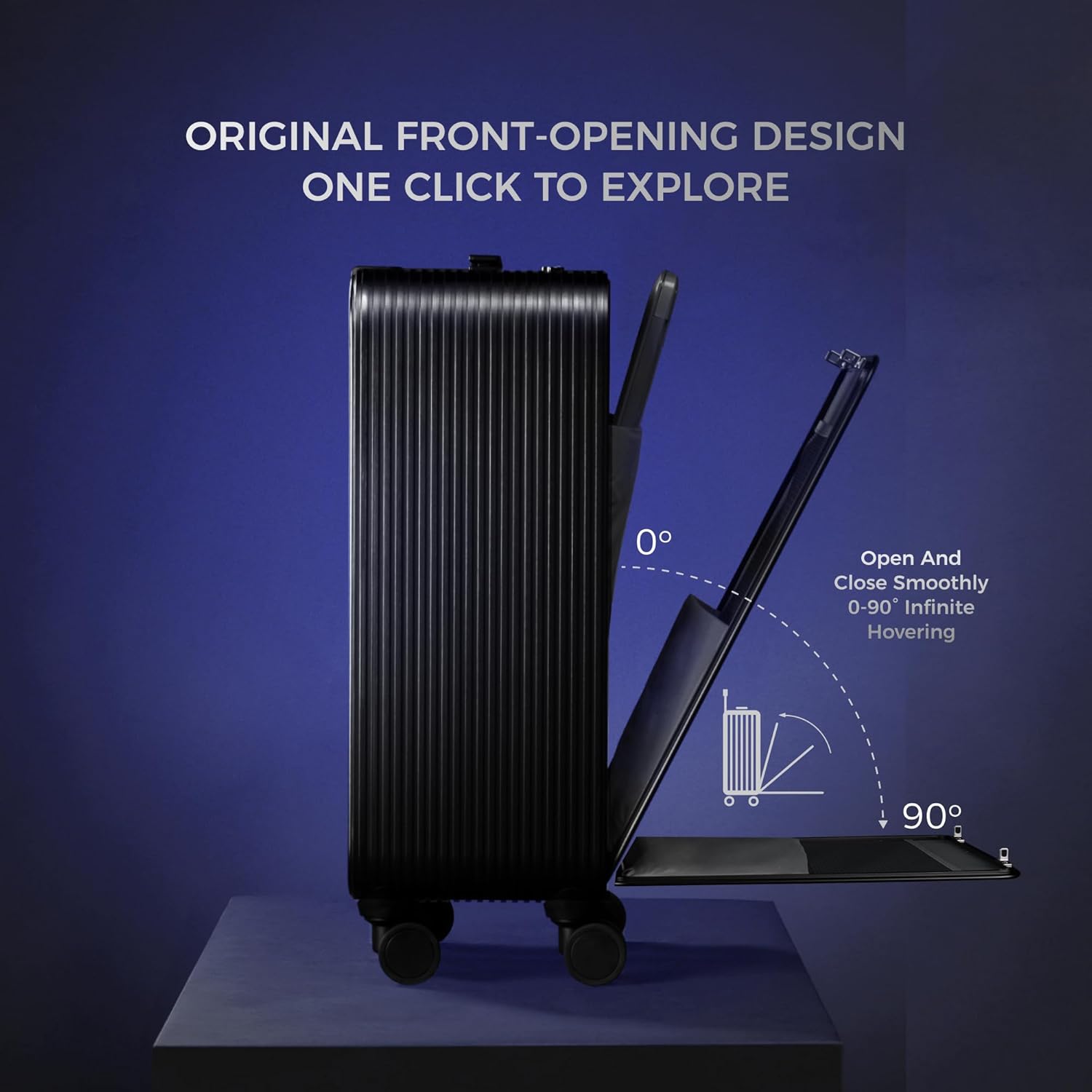 TUPLUS Aluminum Suitcase Hard Shell Luggage Hold Check in Travel Case with 4 Spinner Wheels, Quick Series