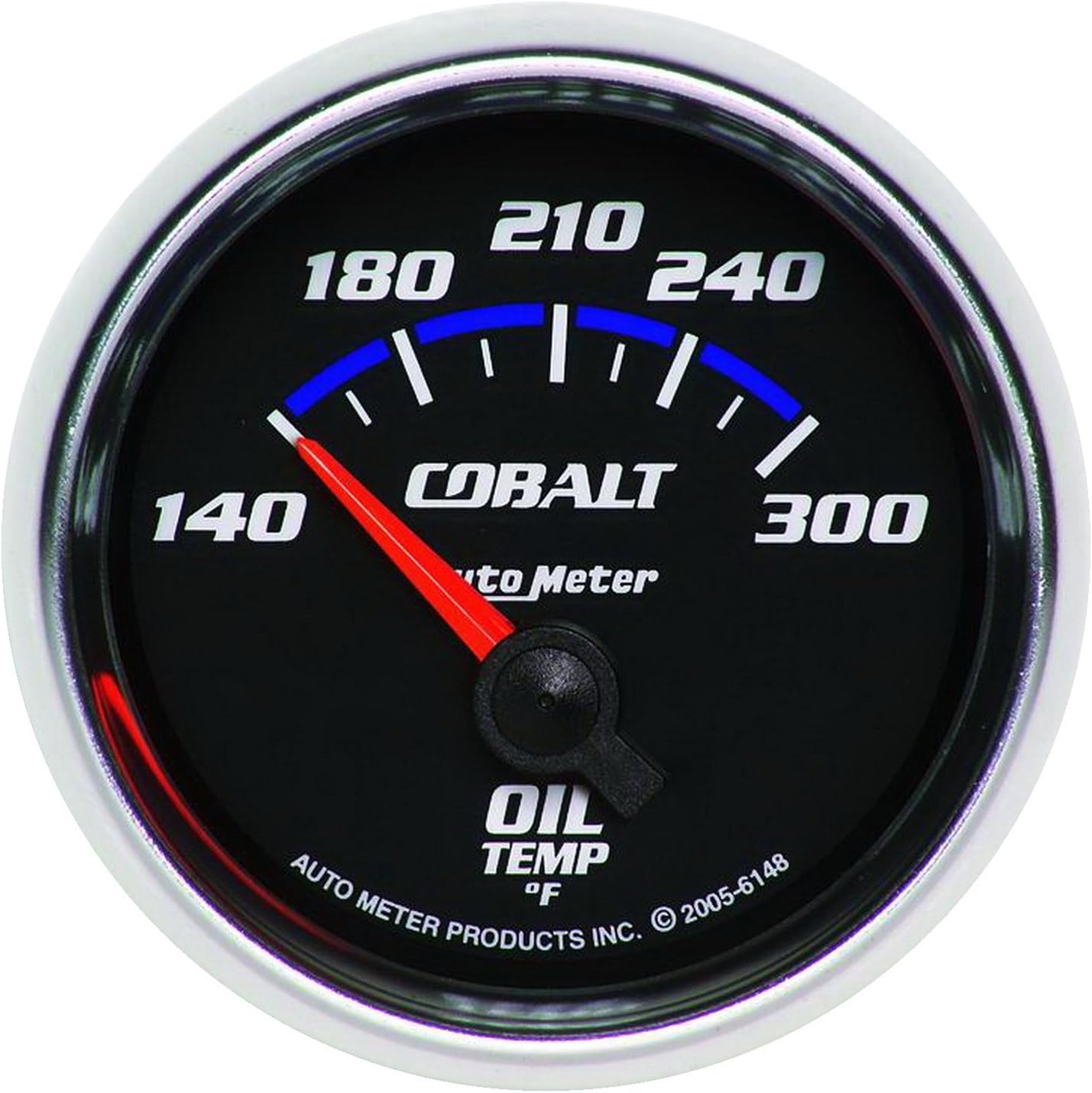 Auto Meter 6148 Cobalt Short Sweep Electric Oil Temperature Gauge