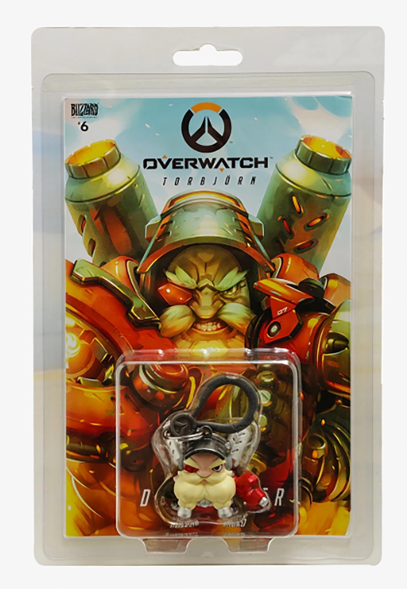 Blizzard Overwatch Torbjorn Comic Book and Backpack Hanger