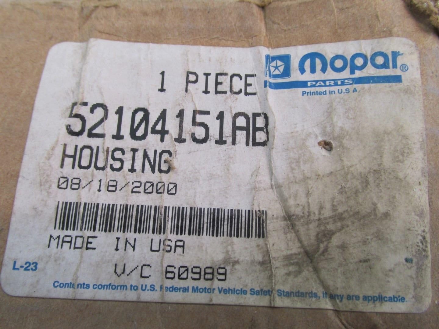 Mopar 5210 4151AB, Auto Trans Shift Indicator