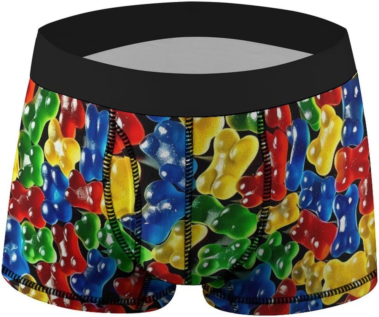Gummy Bear Candy Men's Underwear Lightweight Boxer Briefs Soft Stretch Trunks