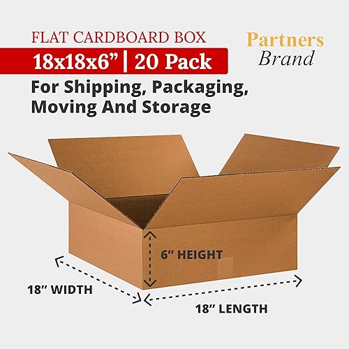 Miniatura 2 de Seleccione un tamaño cajas planas marca Partners., Kraft, 20