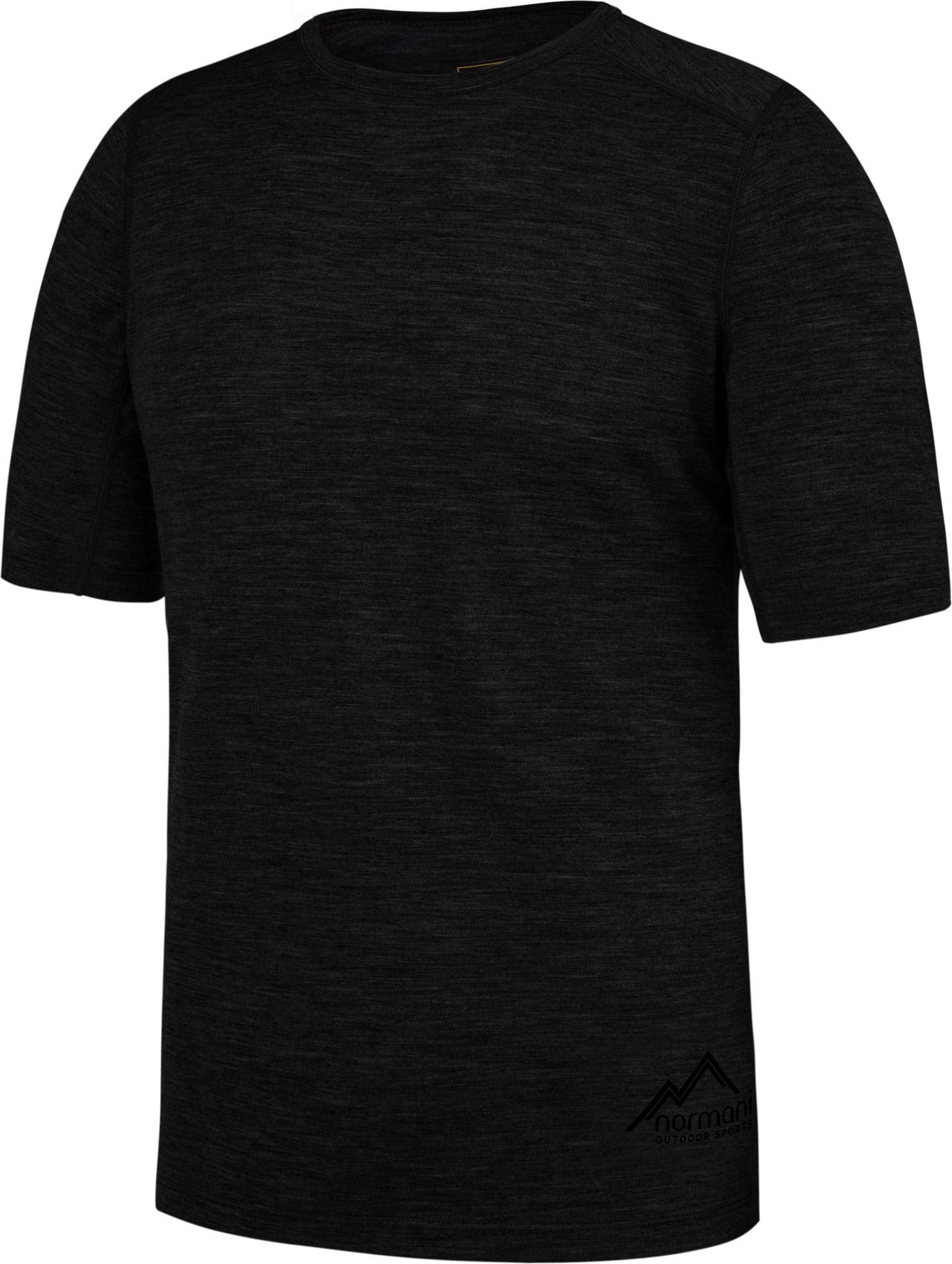 normani Damen Merino Unterwäsche-Set Garnitur - Kurzarm T-Shirt und Unterhose Set - 100% Merinowolle Thermounterwäsche Ski-Funktionsunterwäsche