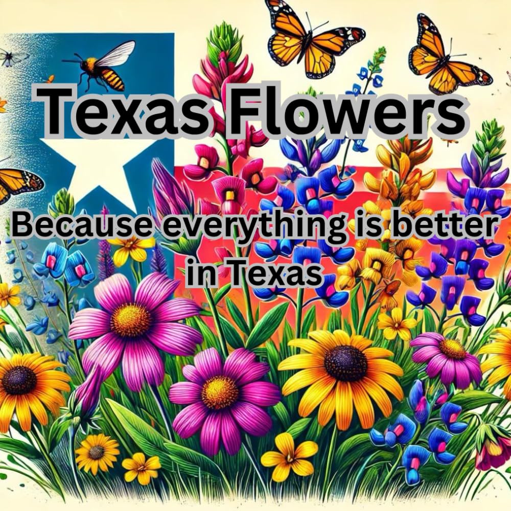 Texas Flowers: Everything is bigger in Texas, including our flowers! Relax, color, and enjoy!