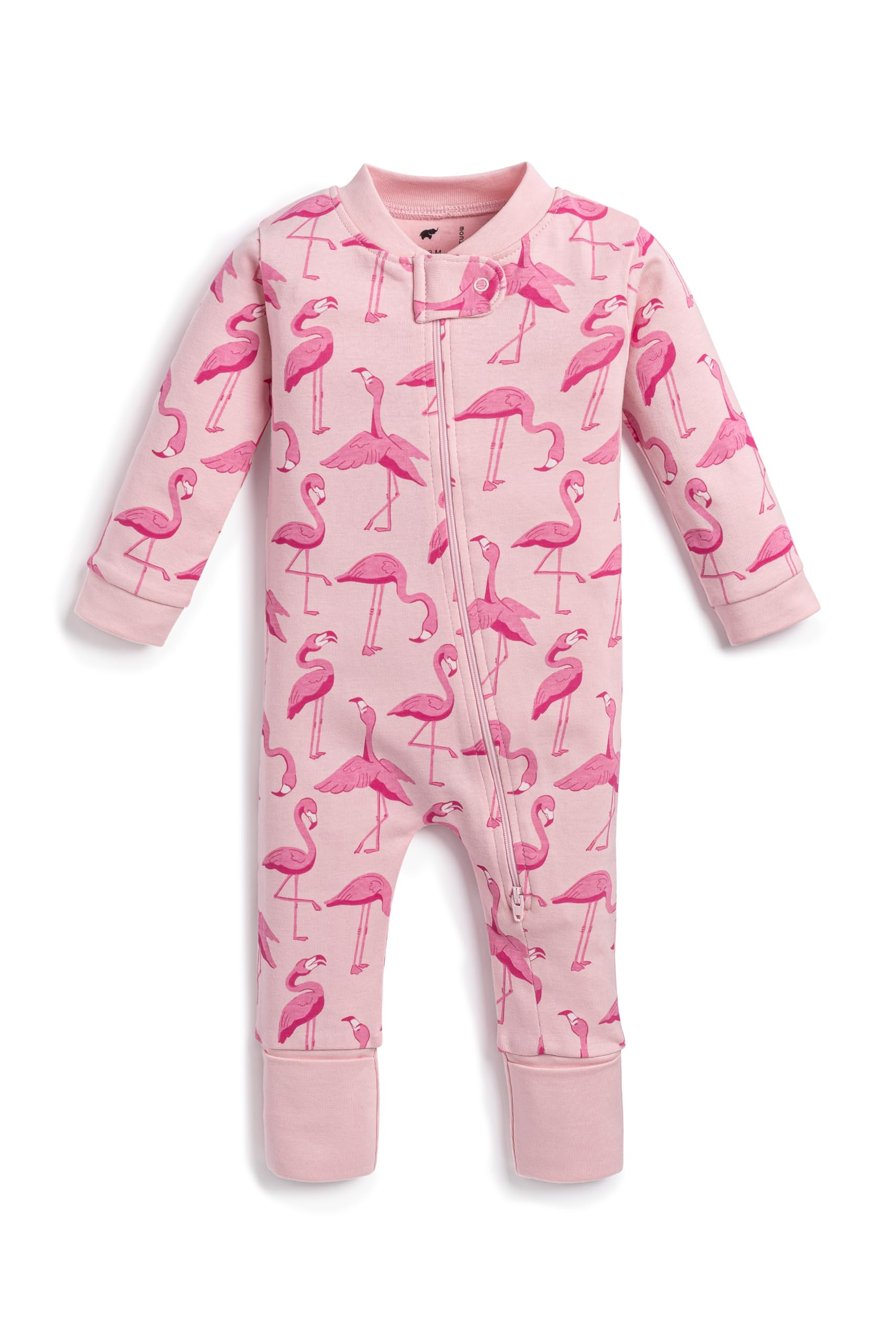 MONICA + ANDY One Piece Baby Pajamas, 100% Organic Baby Clothes for Girls and Boys, Sizes For Newborn and Infant