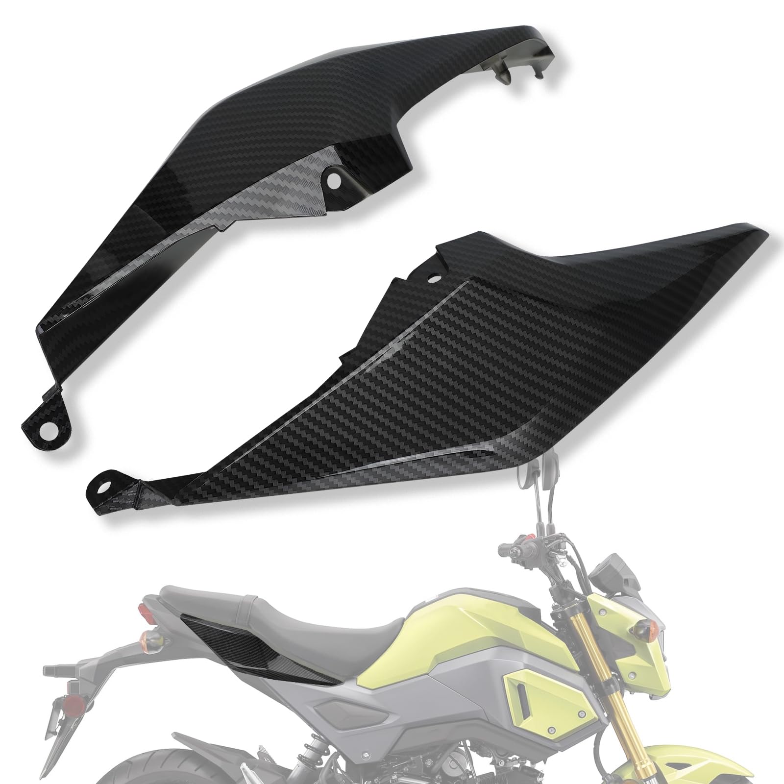 Amazon | JFG バイク リア サイドカバー 左右セット ホンダ グロム