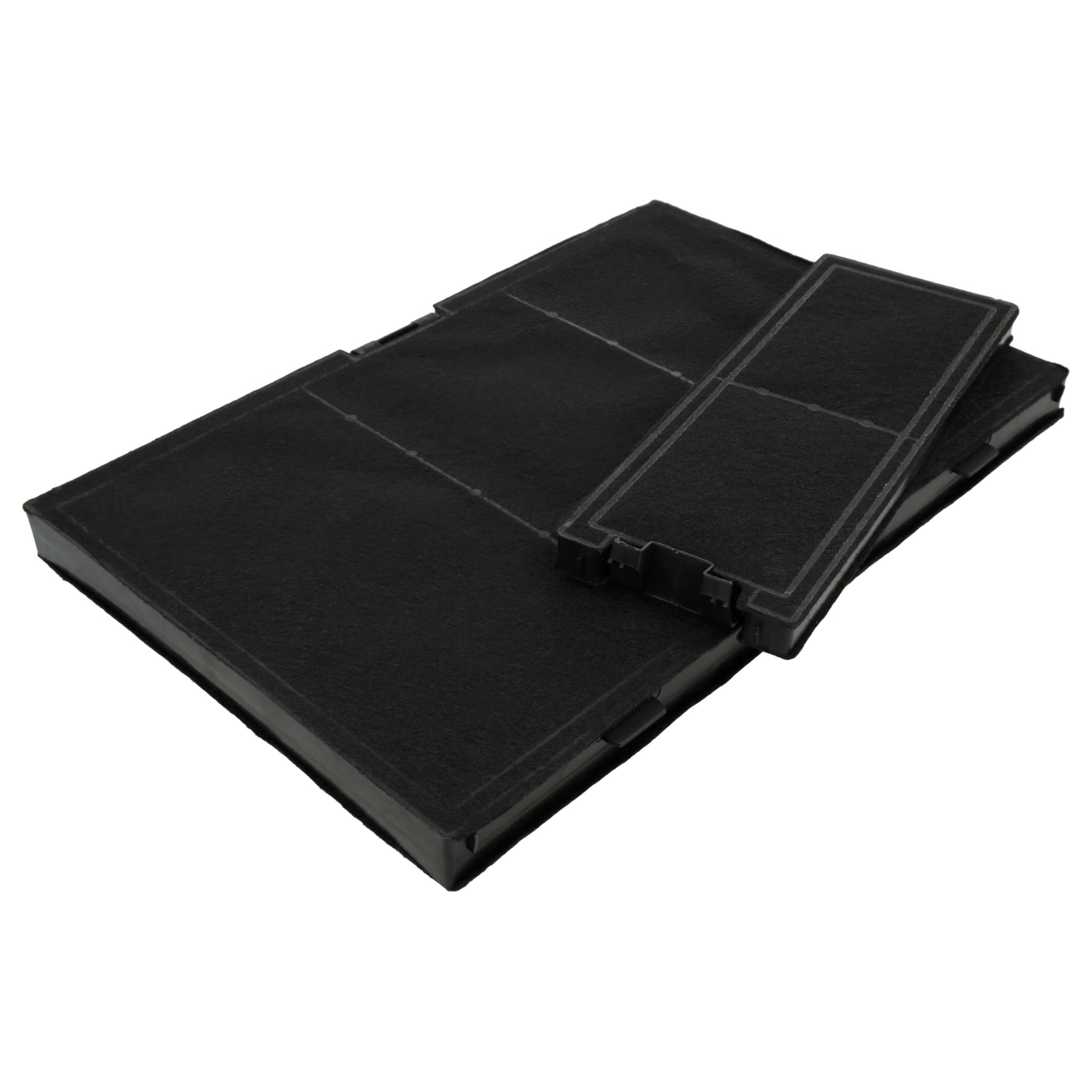 vhbw Set de filtros compatible con Neff Z51AIT0X0, Z51AIU0X0, D96IKU1S0, D96IMW1NO, Z51AIT0X campana extractora - filtro carbón activo