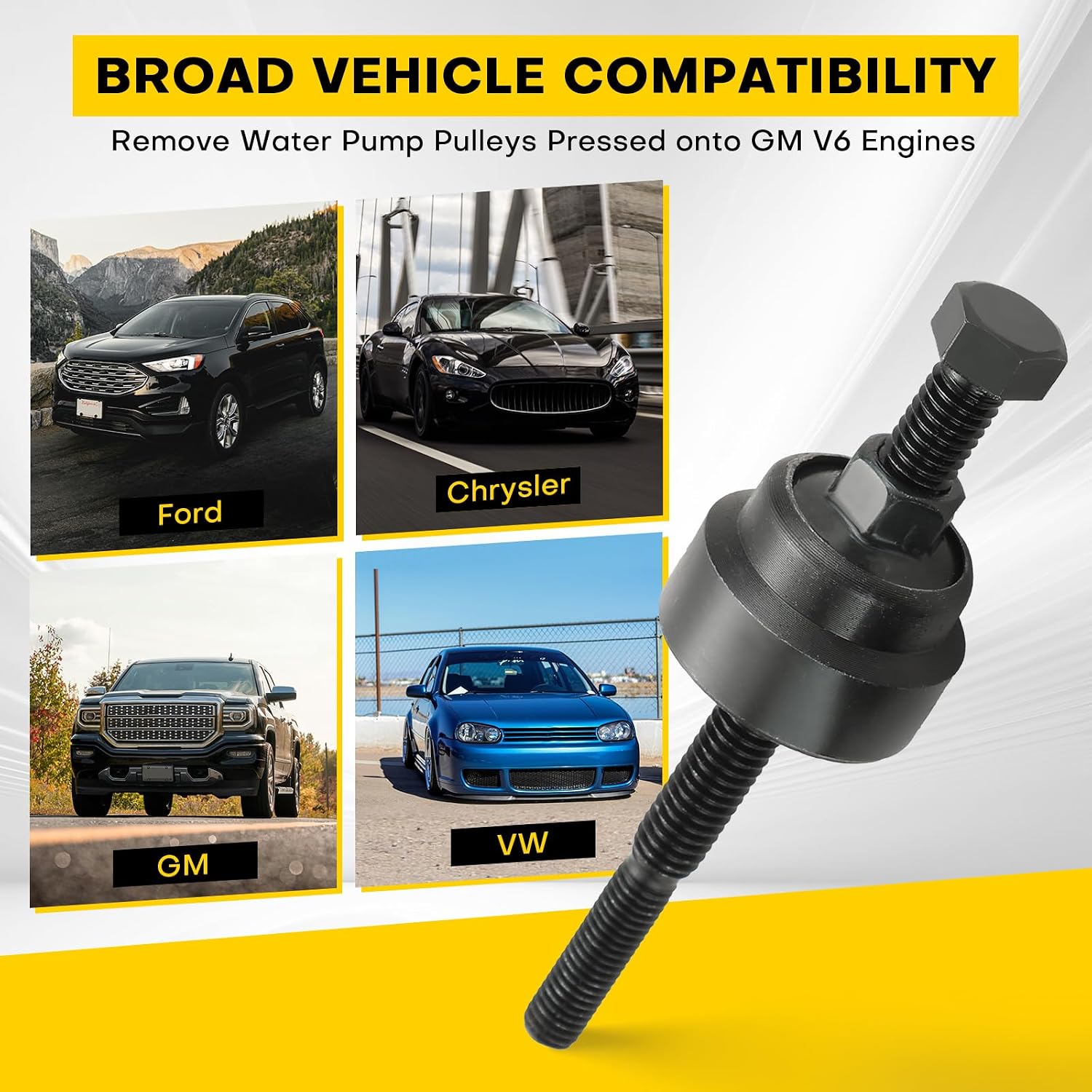 Power Steering Pulley Puller and Installer Tool Kit