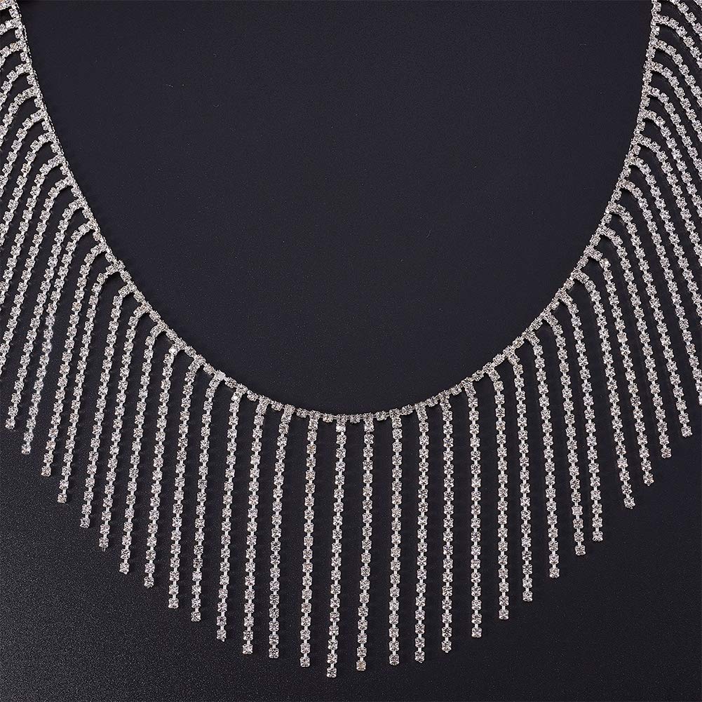 Ruban Strass Cristal 1.8 Yards - Garniture Bling Pour Robes, Mariage, DIY - Strass 4x3.5mm Ruban Strass Cristal 1.8 Yards - Garniture Bling Pour Robes, Mariage, DIY - Strass 4x3.5mm