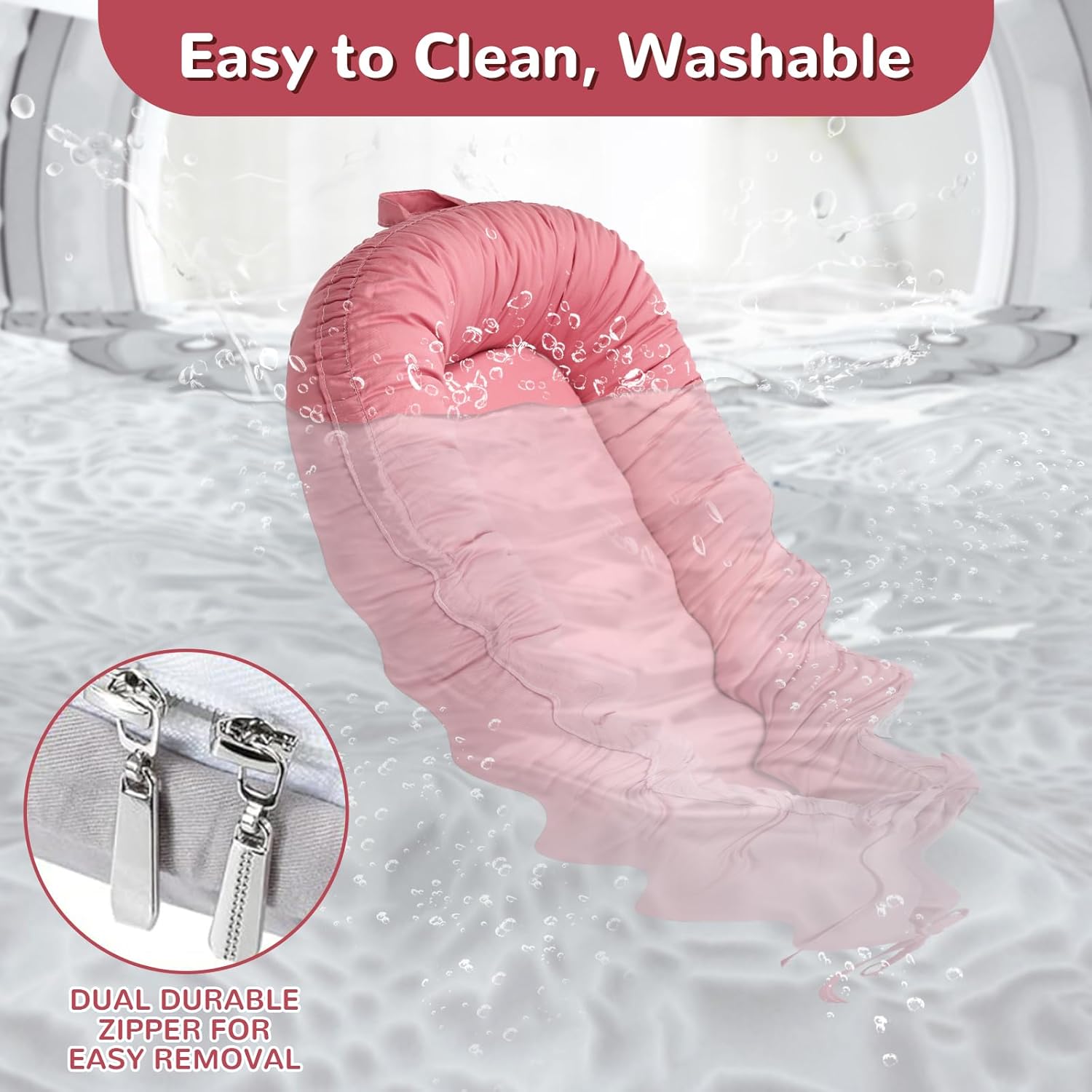 EAQ Baby Lounger, Infant Lounger for Newborn,Portable Baby Nest Cover Breathable & Soft, Newborn Essentials