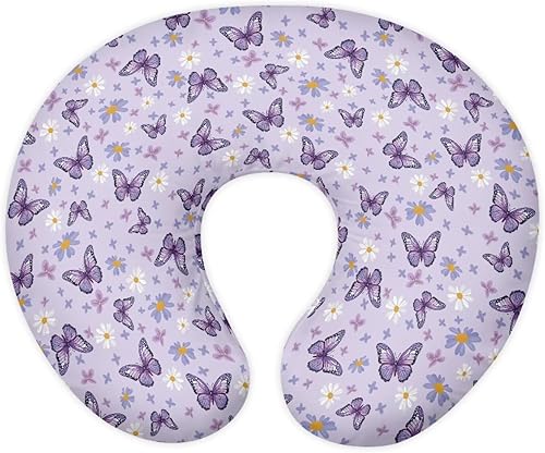 Vista 27 de Funda para tumbona con estampado de leopardo, funda de almohada para lactancia materna para bebé, niña, niño, funda de almohada de repuesto