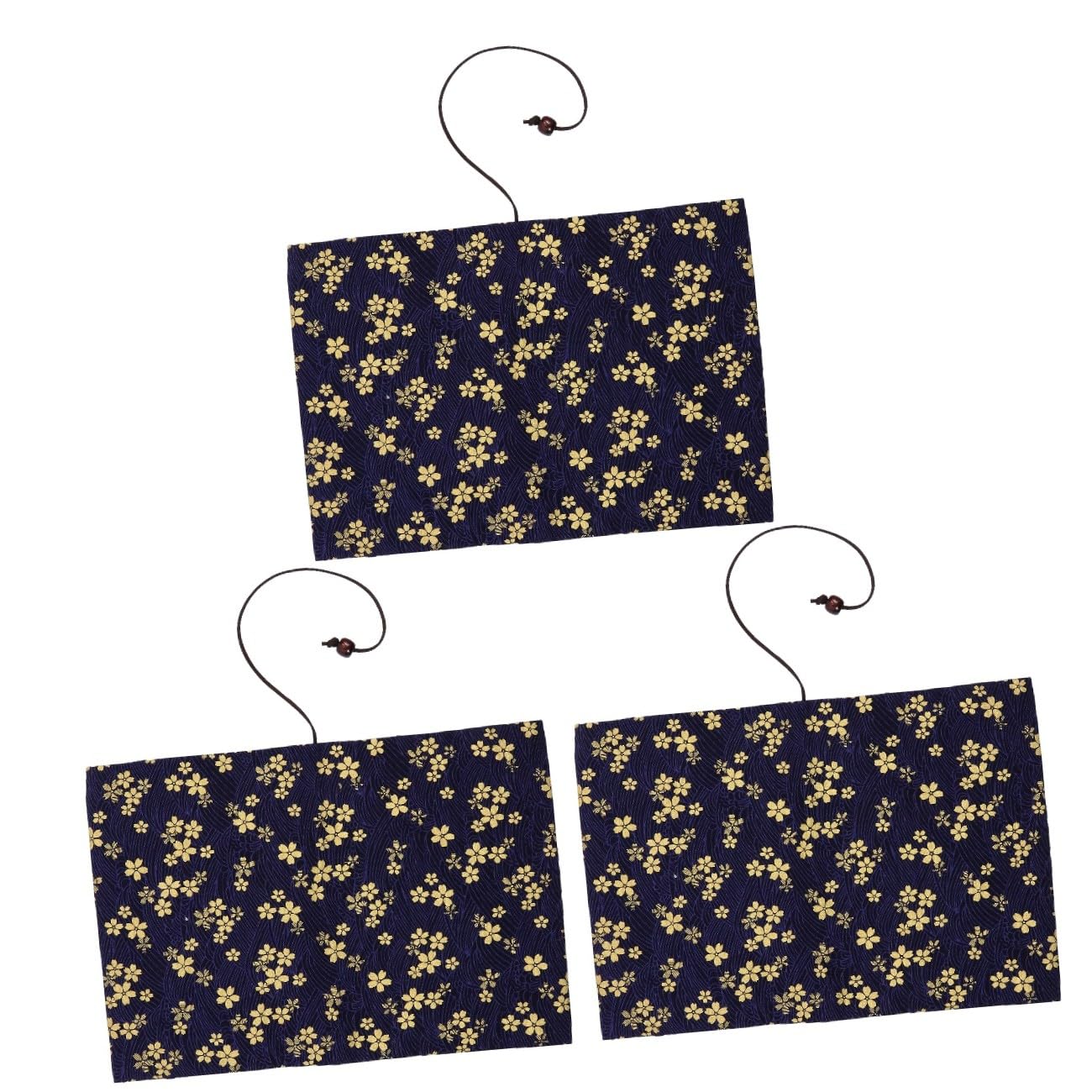 NUOBESTY 3pezzi Cherry Blossoms Pattern Book Sleeve Copertura Protettiva Per Libri Adatta Per Scuola e Uso Quotidiano Design Elegante e Funzionale Per Amanti Della Lettura e Regali Speciali