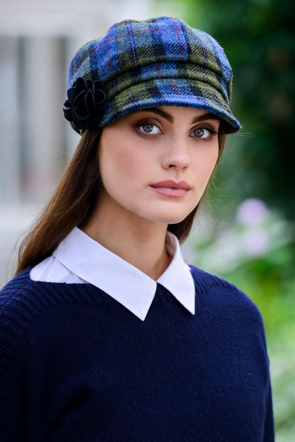 Newsboy Hat for Women's Cap 8 Panel Wool Made in Ireland