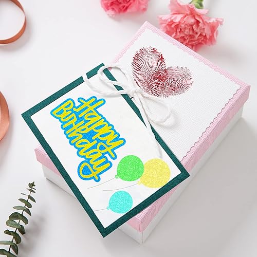 Miniatura 5 de Paquete de 2 plantillas de troqueles de corte de metal para cumpleaños, manualidades, manualidades, álbumes de recortes, troqueles de troqueles de