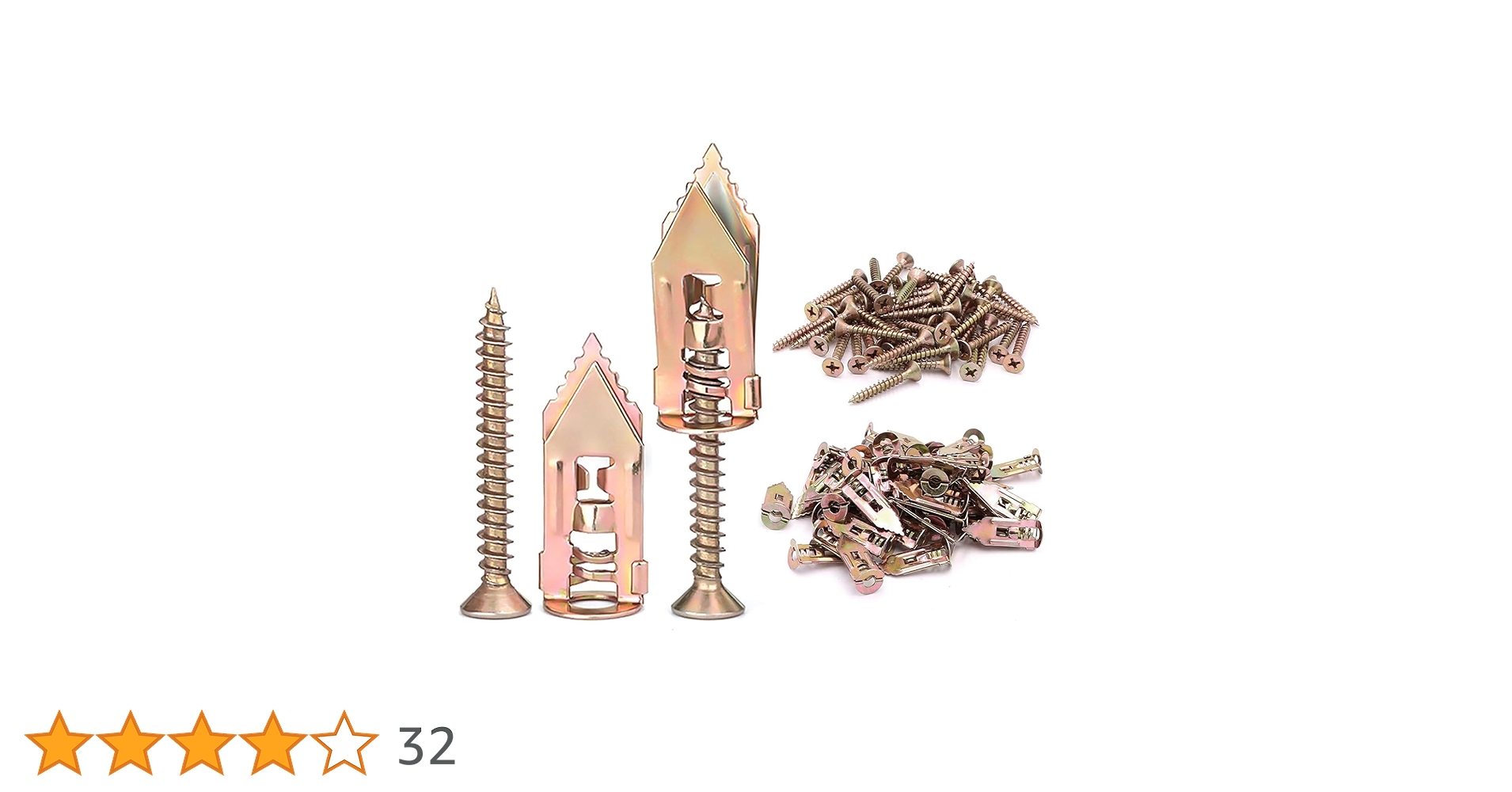 赤字覚悟❣️ ボードアンカー 木ネジキット 石こうボード壁用アンカー Amazon | aninako 石膏ボード アンカー 50セット ボードアンカー