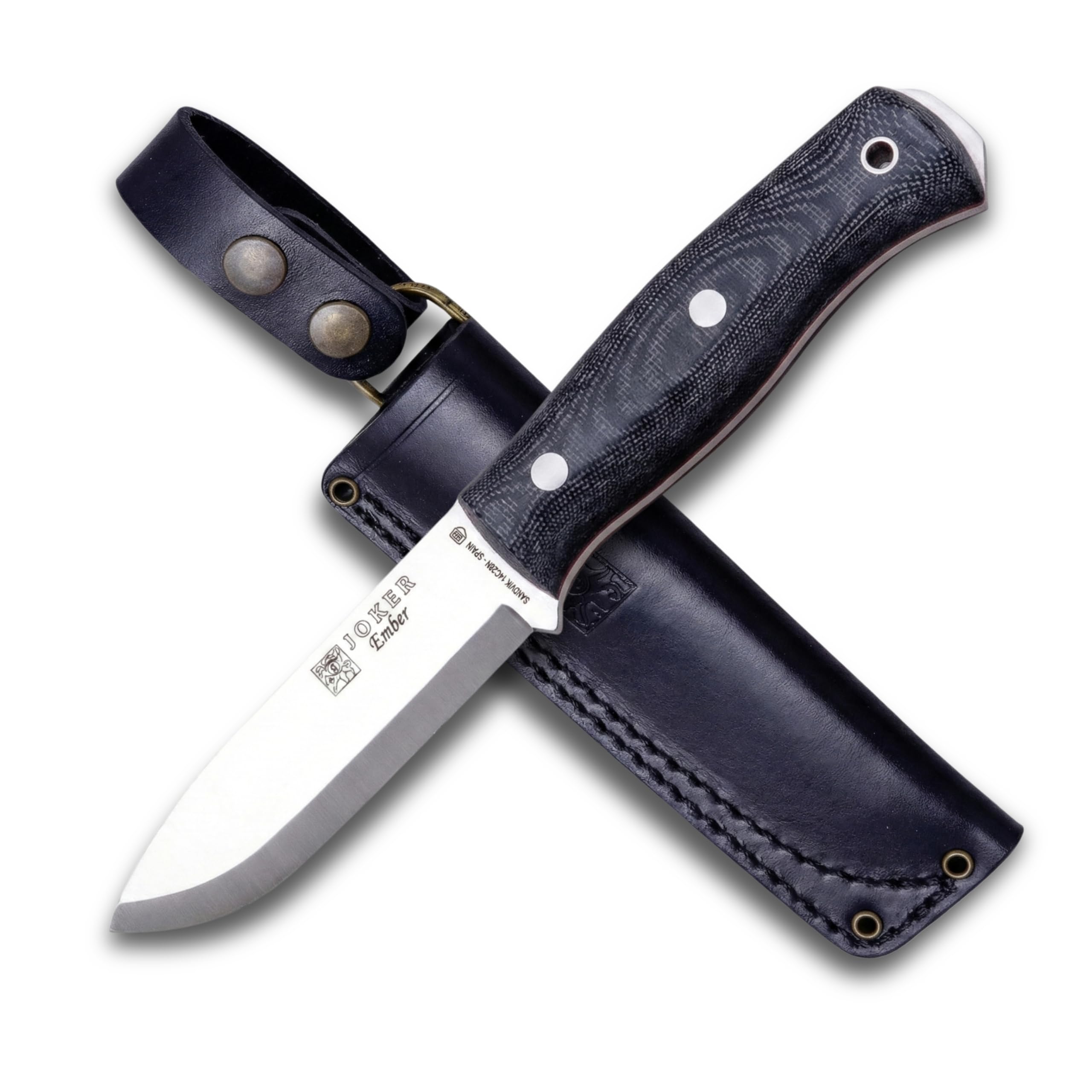 Amazon.com : Joker Ember Scandi CM122 Outdoor Tool with Leather