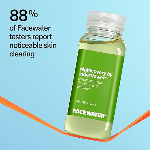 Miniatura 4 de Facewater Nightcovery by Elderflower Suero Agua para líneas finas y arrugas