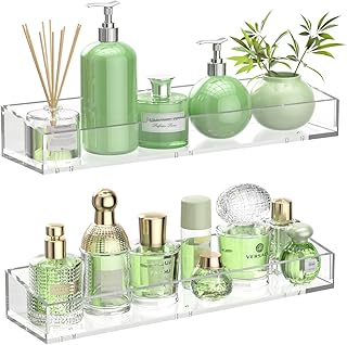 2PCS Acrylic Floating Shelves for Wall, 15