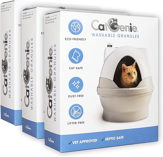 CatGenie Washable Granules 3 Pack Pet Supplies