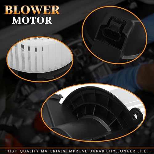 Miniatura 4 de BRTEC 700236 Conjunto de motor de ventilador HVAC para Chevy Silverado 15002500 HD2500 HD, 09-12 Traverse para GMC 07-11 Sierra 1500 para Buick