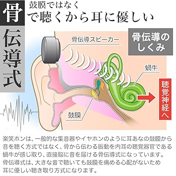 Amazon.co.jp: JTT Online 集音器 骨伝導 ワイヤレス テレビ