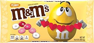 M&M’S Peanut Milk Chocolate Candy Assortment, 10 oz Bag