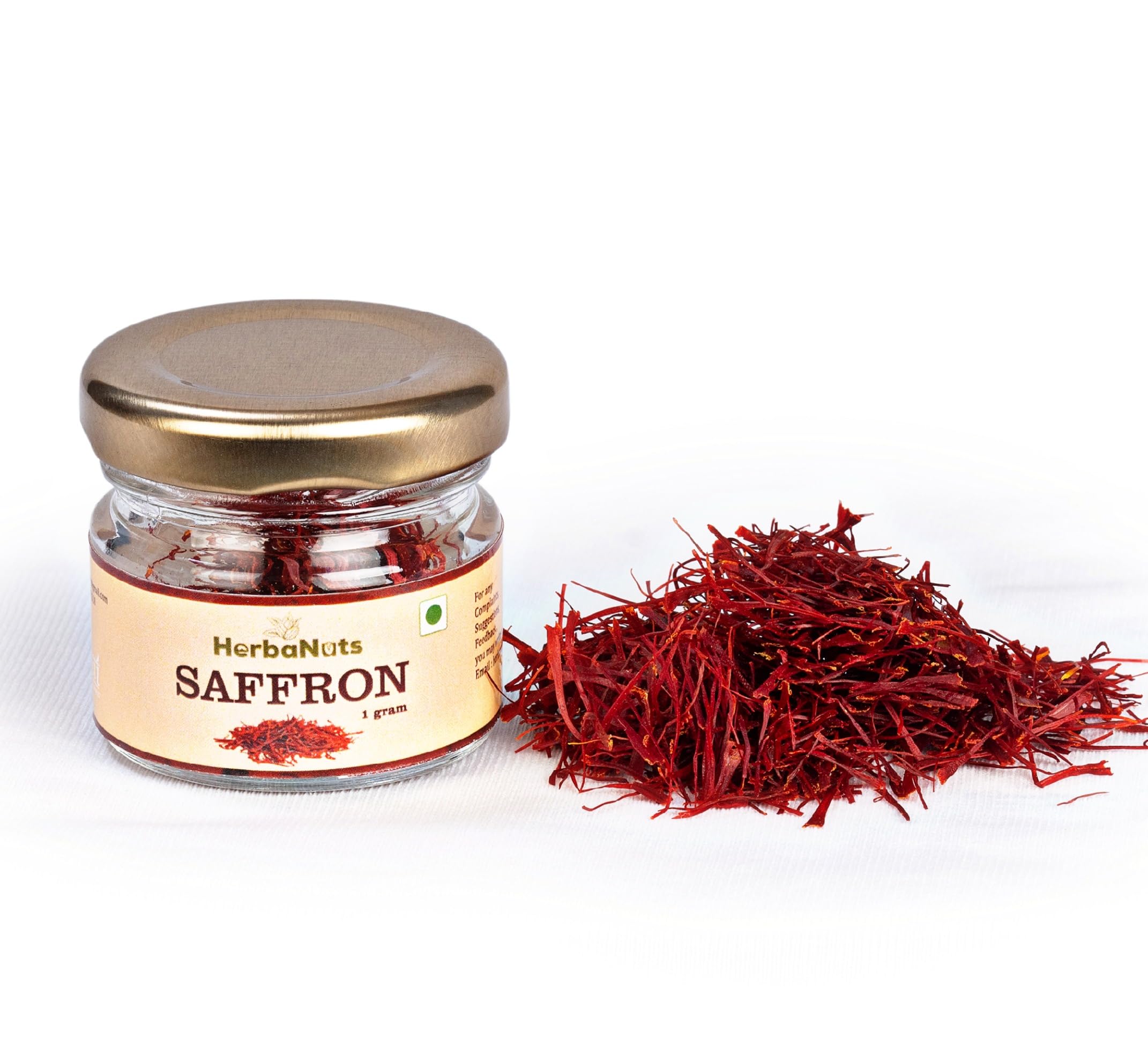 Almond Associates 100% Pure & Natural Premium Original Kashmiri Kesar/Saffron/Zafraan/Keshar Threads (Super Negin Grade) For Pregnant Women, Health, Beauty & Cooking- 1gmms,)