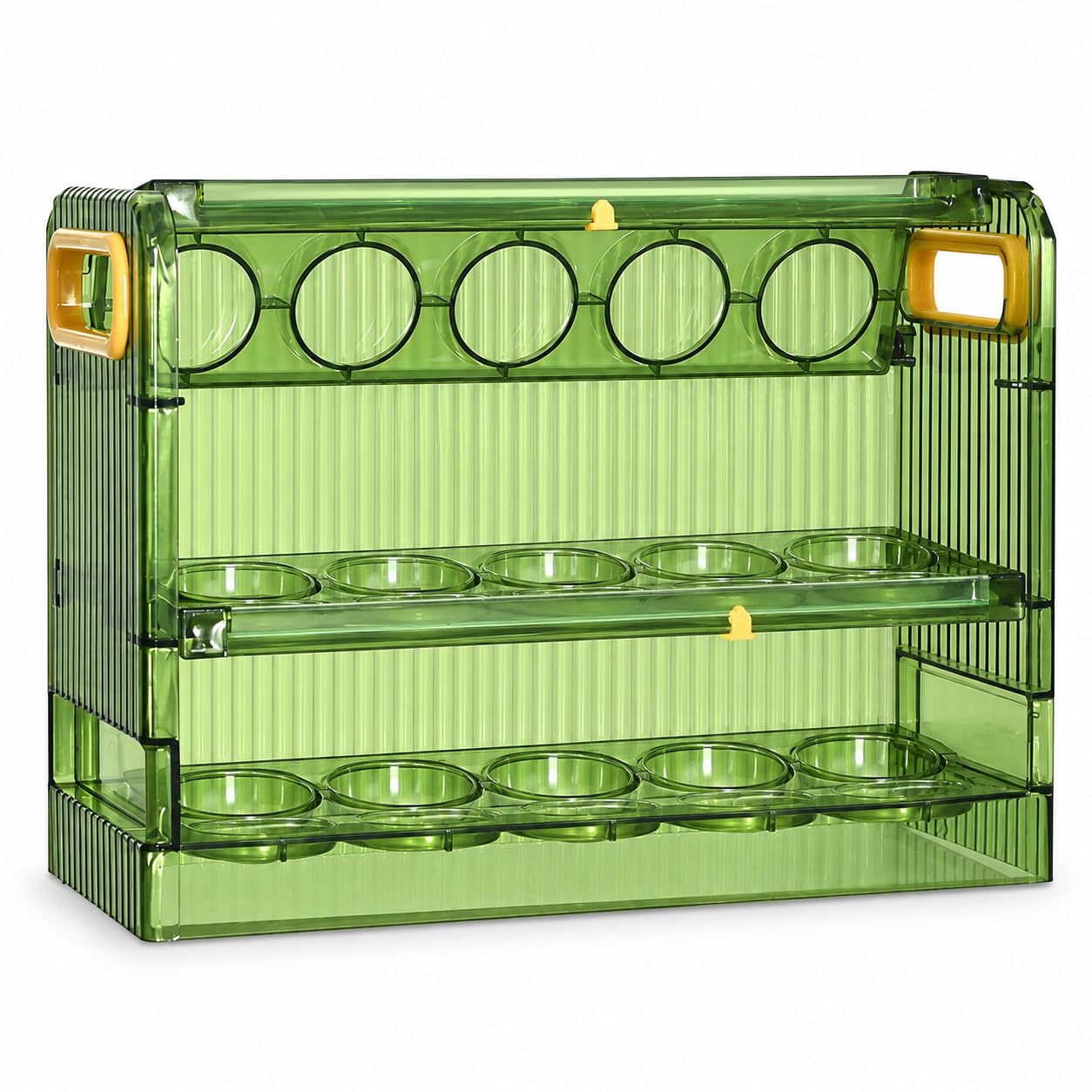 Boîte à Œufs, Rangement Vertical Niveaux, Vert, vert