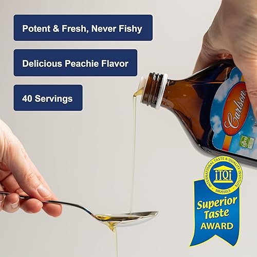 Miniatura 4 de Carlson - El aceite de pescado muy fino, 1600 mg de omega-3, suplemento de aceite de pescado líquido, aceite de pescado noruego, capturado en la