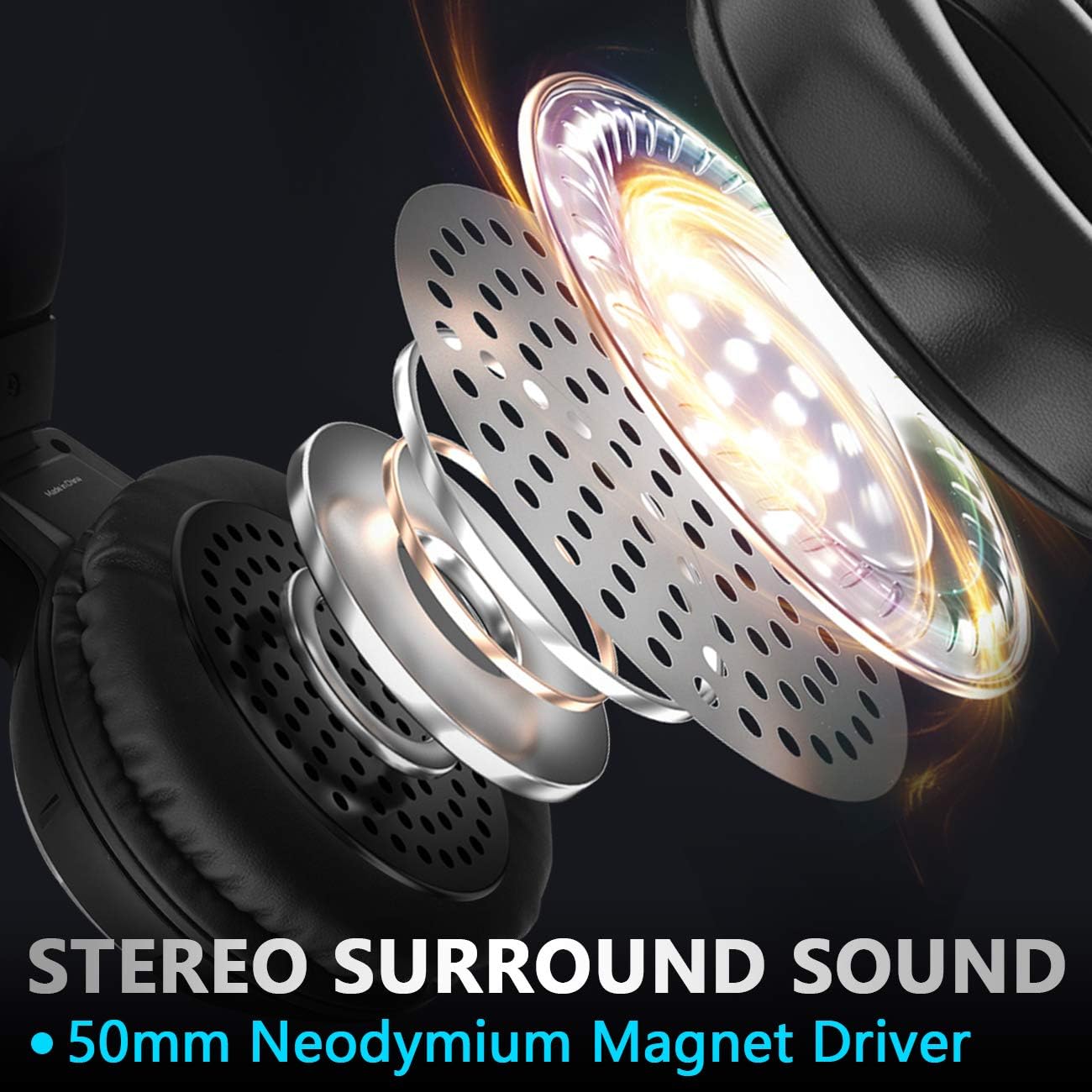 FEDIKER K15 Wired Stereo Gaming Headset with Microphone for PS5 PS4 Xbox One Switch PC Paystation Controller RGB Light Soft Memory Earmuffs for Laptop Mac Gaming PC NES Games : Video Games
