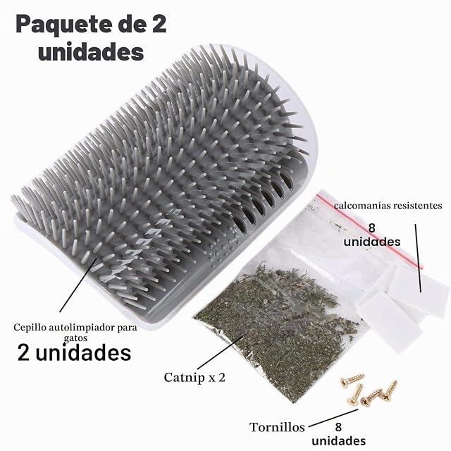 Foto 7 de 7 de 3.0 Más Suave Cepillo de Esquina Masaje Para Gatos con Hierba Gatera
