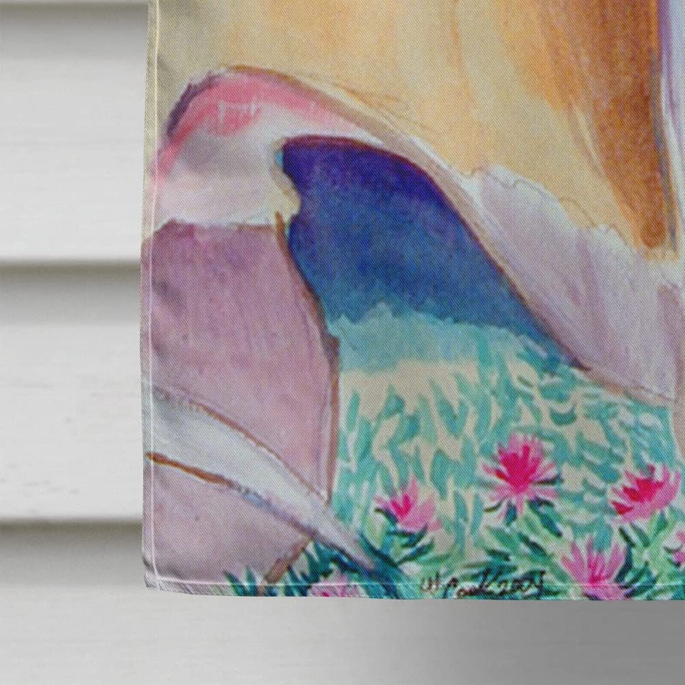 Caroline's Treasures 7220CHF Whippet House Flag Large Porch Sleeve Pole Decorative Outside Yard Banner Artwork Wall Hanging, Polyester, House Size, Multicolor