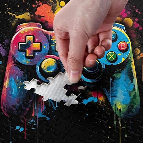 Miniatura 4 de Gamepad Jigsaw Puzzles 500 Pieces for Adults,Learning Educational Puzzles,Difficult and Challenge Families Toys with Mesh Storage Bag 2012152