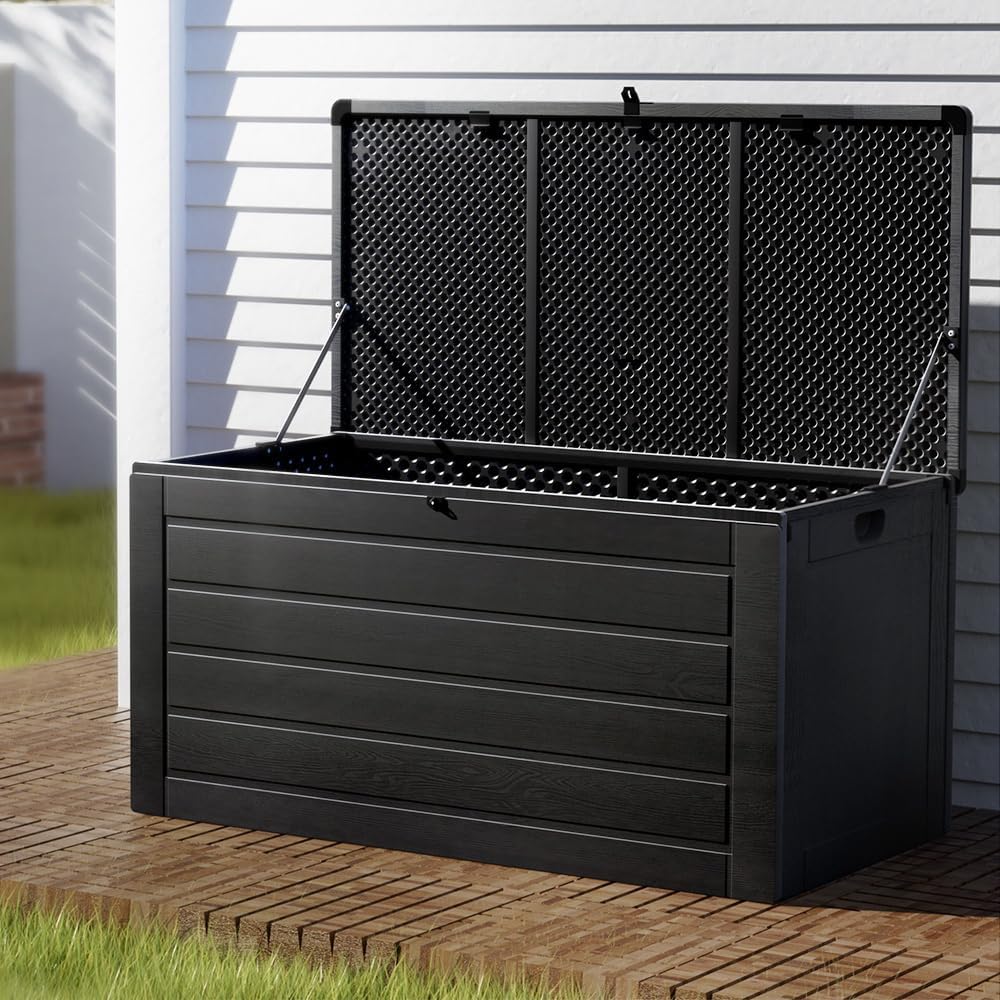 Gardeon Outdoor Storage Box 680L Sheds Container Indoor Garden Bench