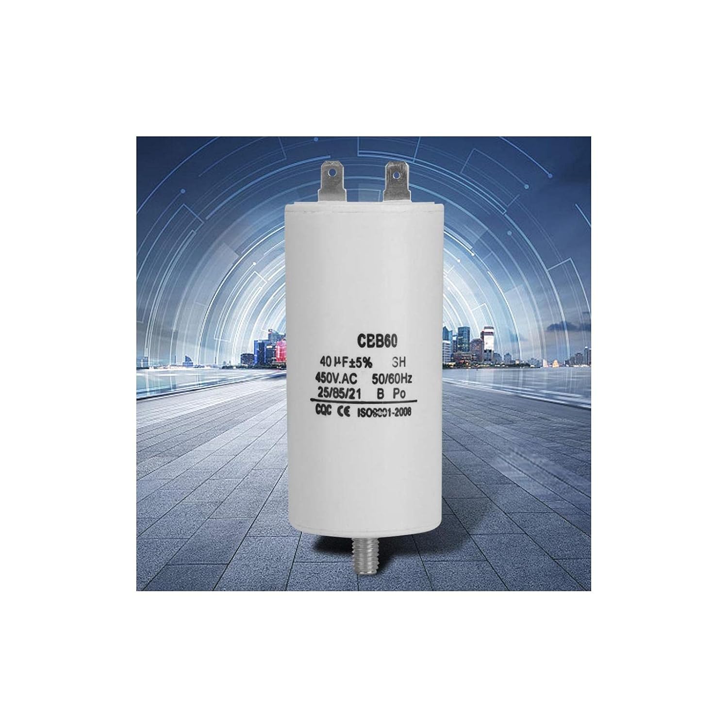 Chеареѕt 🛒 450V AC 50/60Hz Water Pump Capacitor,40UF Capacitor, High Insulation Resistance, Anti-Overvoltage Shock,for Washing Machines, Pumps, Refrigerators