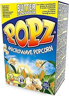 Popz Cheese Microwave Popcorn 3pks 255g